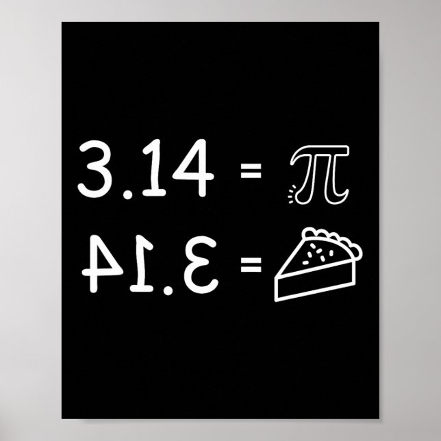 Pi Conspiracy Pie Fun Pi Day Math  Poster (Front)