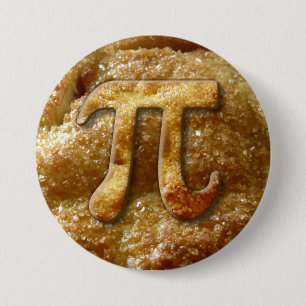 Pi Crust 7.5 Cm Round Badge
