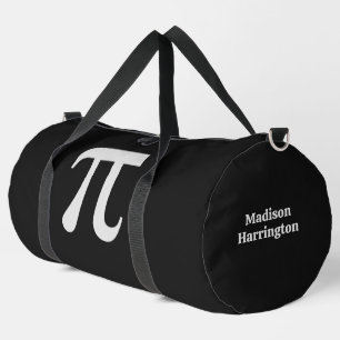 Pi custom name duffle bag