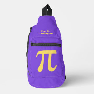 Pi custom name sling bag