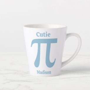 Pi / Cutie Pi custom name Latte Mug