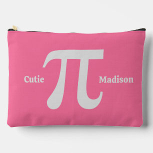 Pi / Cutie Pie custom name Accessory Pouch