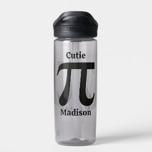 Pi / Cutie Pie custom name Water Bottle