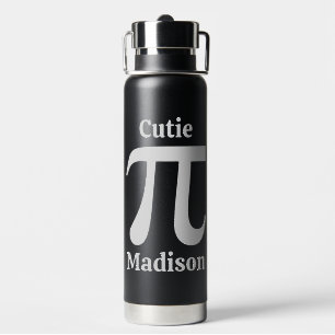 Pi / Cutie Pie custom name Water Bottle