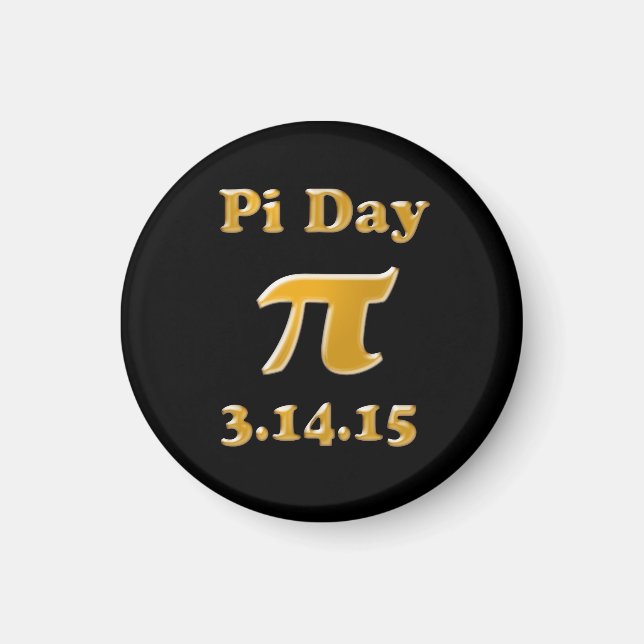 Pi Day 2015 Magnet (Front)