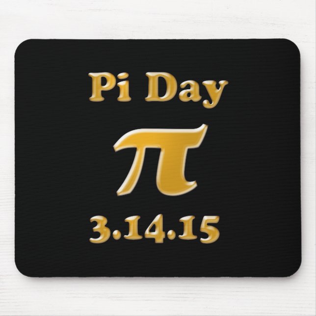 Pi Day 2015 Mousepad (Front)