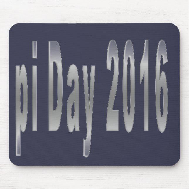 pi Day 2016 math love Mouse Mat (Front)
