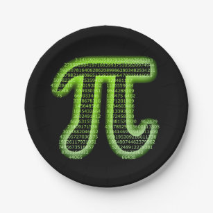 Pi Day 2016 Paper Plate