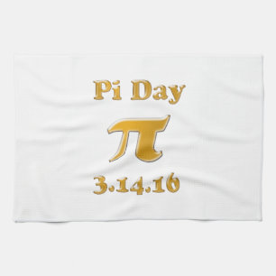 Pi Day 2016 Tea Towel
