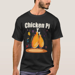 Pi Day 2020 Funny Chicken Pot Pi Day Pie Math Geek T-Shirt