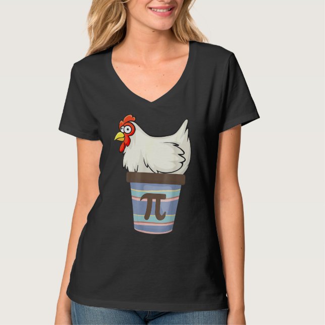 Pi Day 2022 Math  Mathematics Chicken Pot Pie Outf T-Shirt (Front)