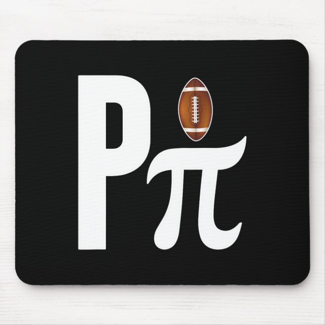 Pi Day 2025 Footbyll Lovers  Mouse Mat (Front)