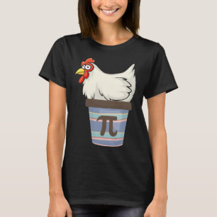 Pi Day 2025 Math Lover Mathematics Chicken Pot Pie T-Shirt