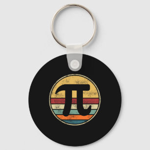 Pi Day 2025 Math Lover Mathematics Retro Vintage D Key Ring