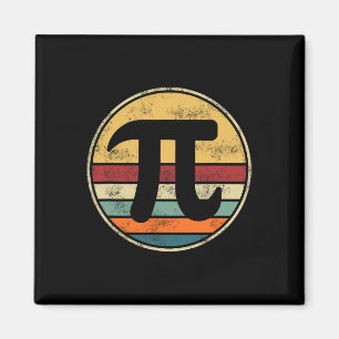 Pi Day 2025 Math Lover Mathematics Retro Vintage D Magnet