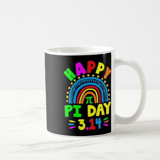 Pi Day 2025 Pi Day Rainbow  Coffee Mug (Right)