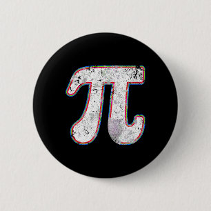 Pi Day 2025 Retro Vintage Math Teacher Women Men K 6 Cm Round Badge