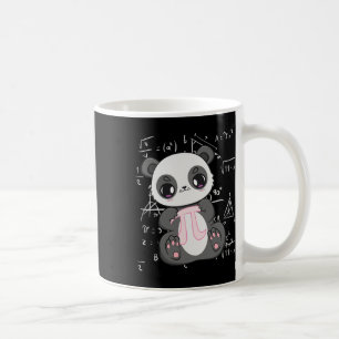 Pi Day 3.14159 Algebra Mathematic Anime Panda Bear Coffee Mug