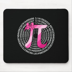 Pi Day 3.14159 Cute Pink Pi Pi Symbol Science And Mouse Mat