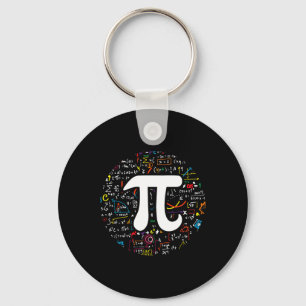 Pi Day 3.14159 Pi Symbol Science And Math Teacher Key Ring