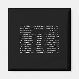 Pi Day 3.14 Cool Funny Nerd Math Geek Magnet