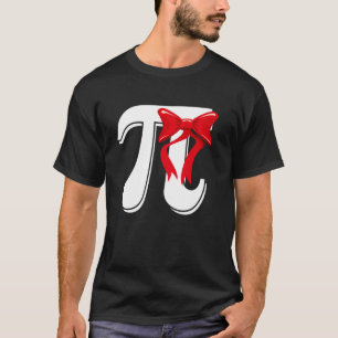 Pi Day 3.14 Coquette Bow Math Teacher Mathematics T-Shirt