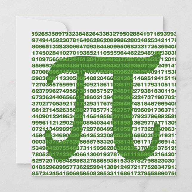 Pi Day 3.14 Invitation (Front)