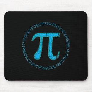 Pi Day 3.14 March 14th Math Teacher Vintage Pi Mouse Mat