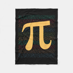 Pi Day 3.14 Math Science Teachers Students Mens Wo Fleece Blanket