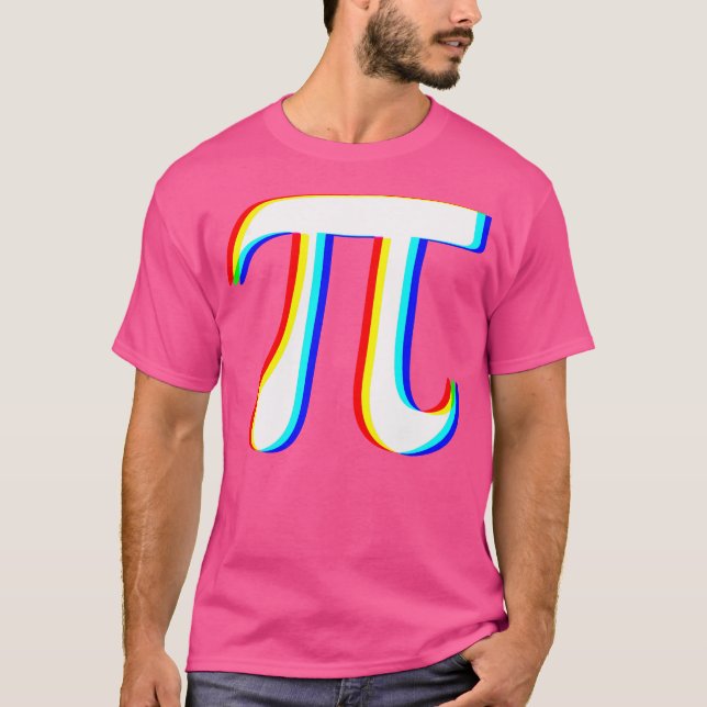 Pi Day 3 14 Optical Illusion For Math Lovers T-Shirt (Front)