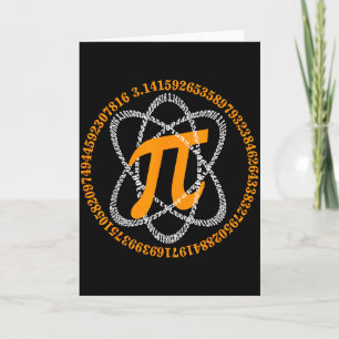 Pi Day 3,14 Pi Number Symbol Math Science Gift _1 Card