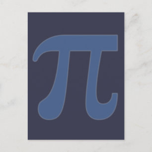 pi day 3.14 postcard