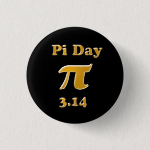 Pi Day 3 Cm Round Badge