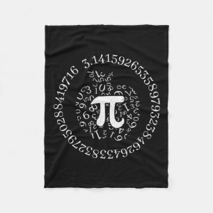Pi Day Apple Graphic Cute Funny Math Lover Pie Pun Fleece Blanket