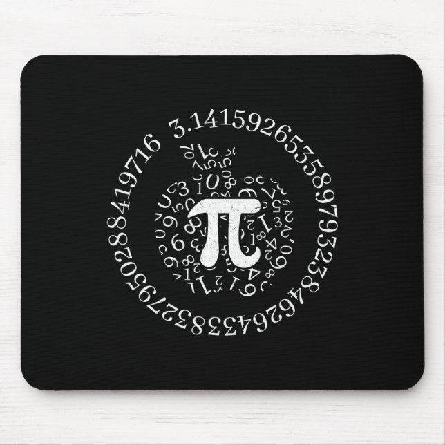 Pi Day Apple Graphic Cute Funny Math Lover Pie Pun Mouse Mat (Front)