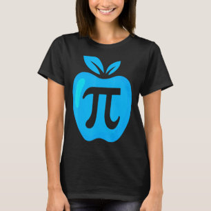 Pi Day Apple Pi Math Teacher 3 14 Math Geek Major T-Shirt