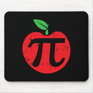 Pi Day Apple Pie Pun 3.14 Cute Math Lover Teacher Mouse Mat
