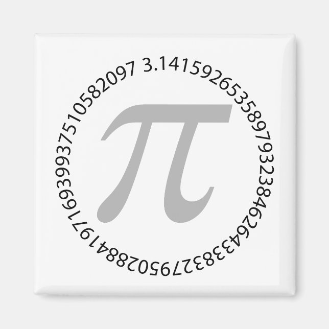pi day celebration is fun magnet (Front)