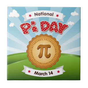 Pi Day Ceramic Tile