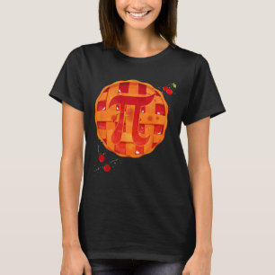 Pi Day Cherry Pie Math Teacher Funny Thanksgiving T-Shirt