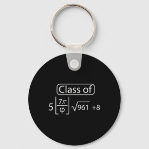 Pi Day Cl Of 2025 Graphic Funny Math Lover Graduat Key Ring