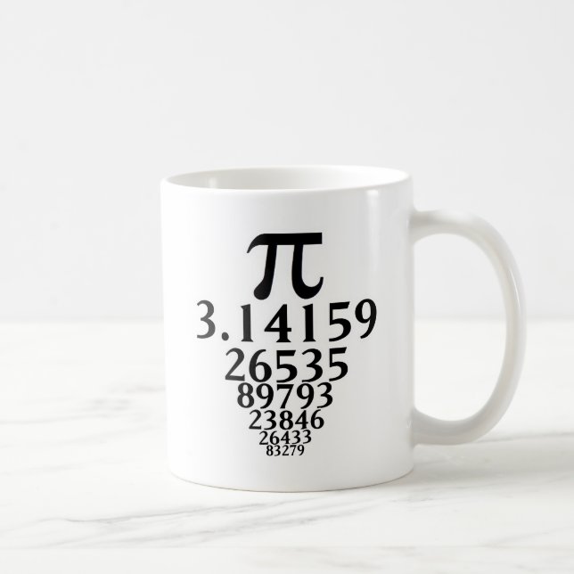Pi Day Coffee Mug (Right)