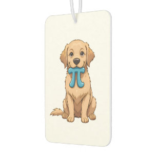 Pi Day Dog With Pi Symbol Happy Pi Day Car Air Freshener
