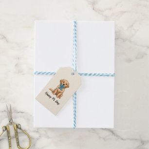 Pi Day Dog With Pi Symbol   Happy Pi Day Gift Tags