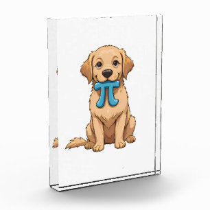 Pi Day Dog With Pi Symbol Happy Pi Day Photo Block