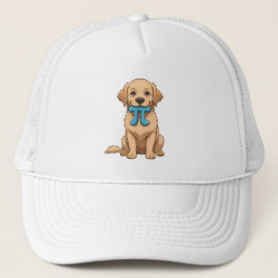 Pi Day Dog With Pi Symbol   Happy Pi Day Trucker Hat