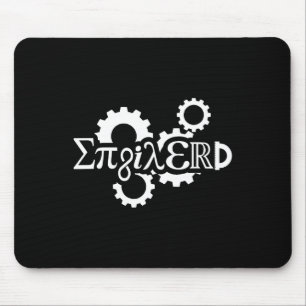 Pi Day Enginerd Engineer Mechanical Gear  Mouse Mat