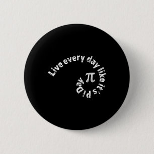 Pi Day Every Day Math Calculus Golden Geometry Rat 6 Cm Round Badge