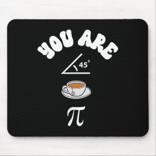 Pi Day Funny Math Teacher Acute Tea Pie Funny Pi D Mouse Mat