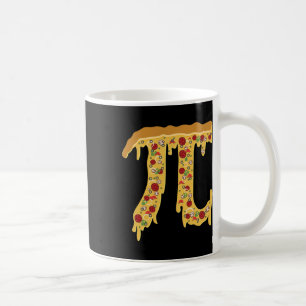 Pi Day Funny Nerdy Pizza Pi 3.14 Symbol Math Food  Coffee Mug